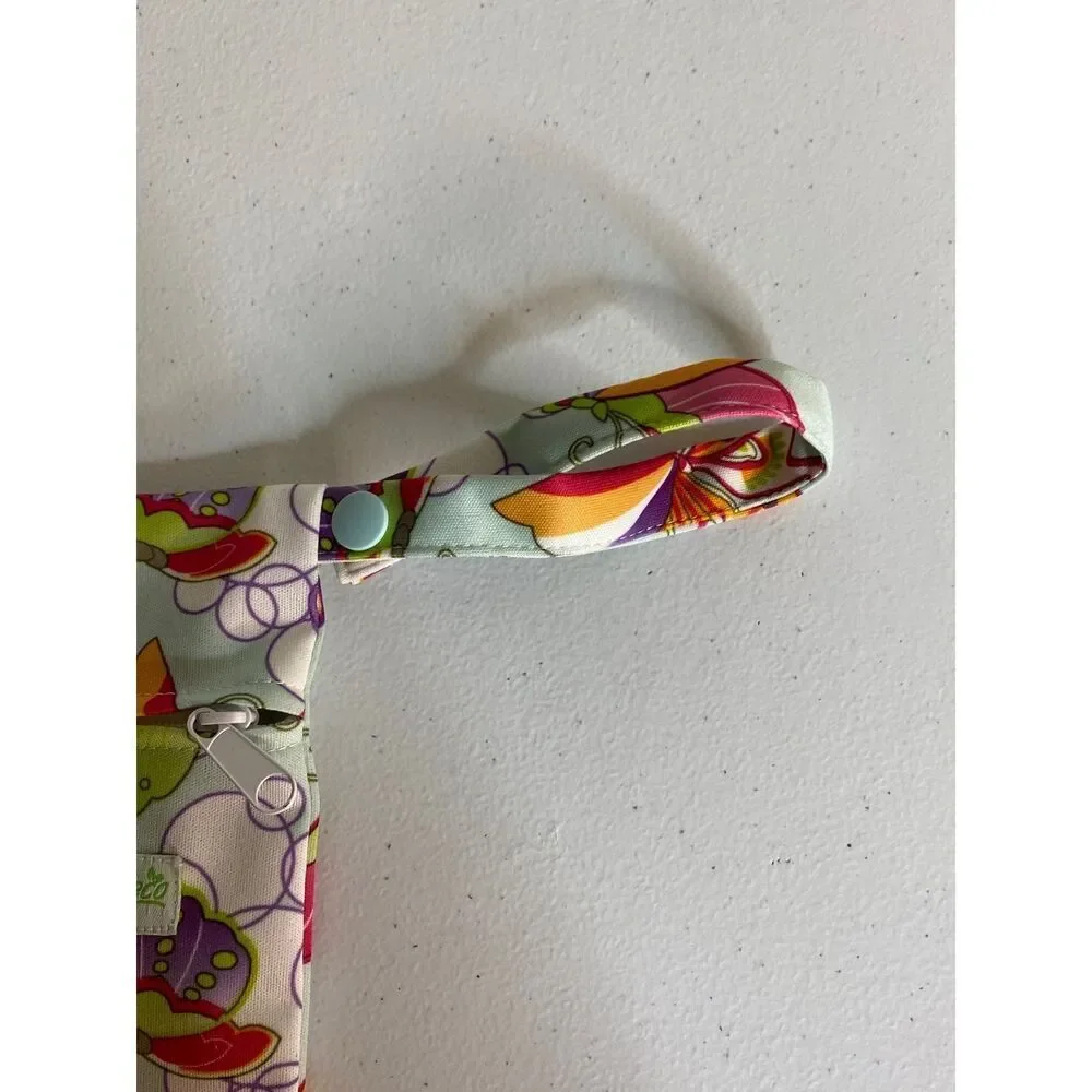 Zippered Butterfly‎ Mini Wet Bag Wristlet
